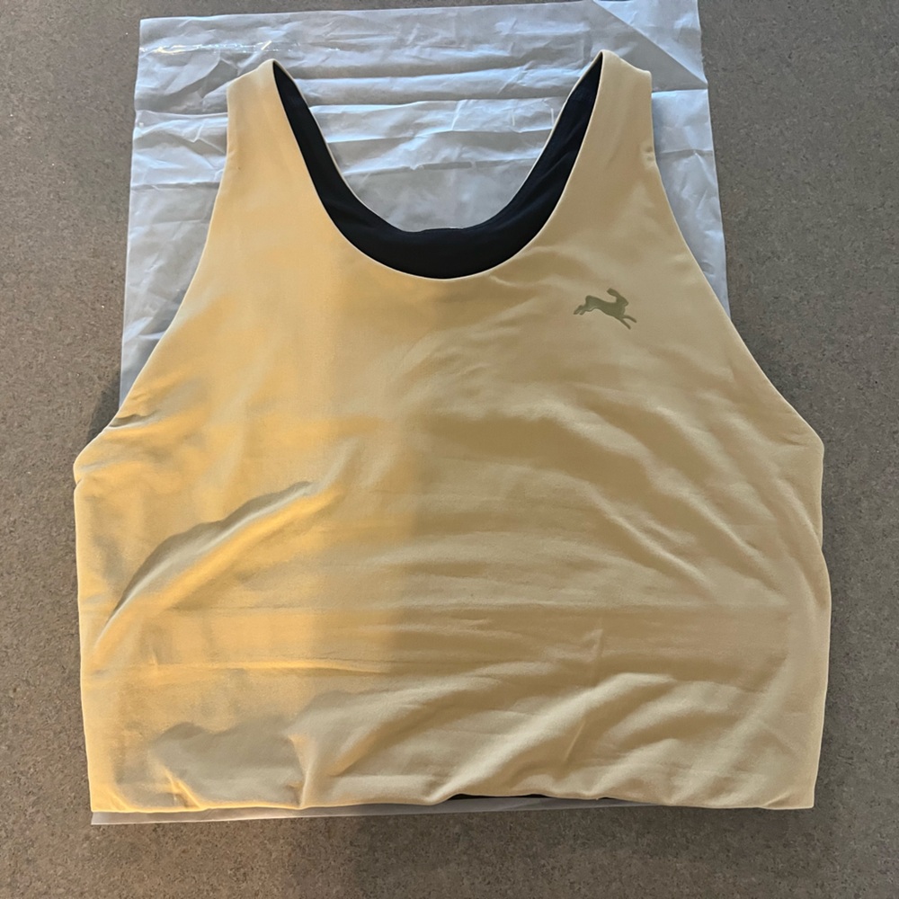 Tracksmith Lane Five Short Tights and Crop Top Set
